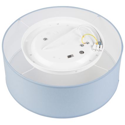 Taklampa SIRJA PASTEL DOUBLE 2xE27/15W/230V diameter 35 cm blå