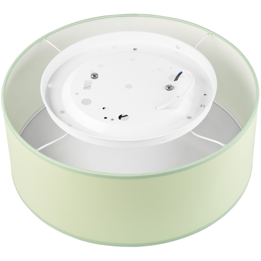 Taklampa SIRJA PASTEL DOUBLE 2xE27/15W/230V diameter 35 cm grön