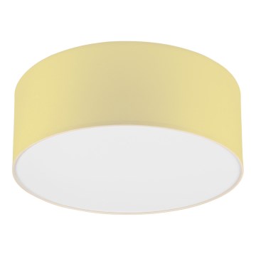 Taklampa SIRJA PASTEL DOUBLE 2xE27/15W/230V diameter 35 cm gul