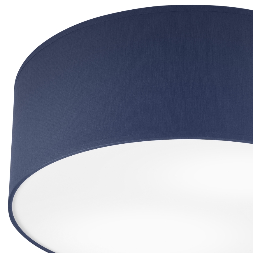 Taklampa SIRJA PASTEL DOUBLE 2xE27/15W/230V diameter 35 cm mörkblå