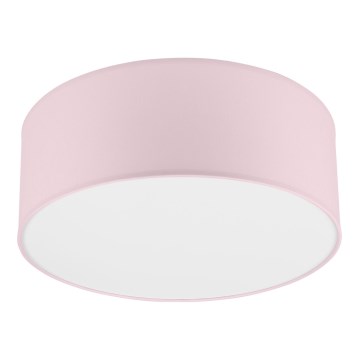 Taklampa SIRJA PASTEL DOUBLE 2xE27/15W/230V diameter 35 cm rosa