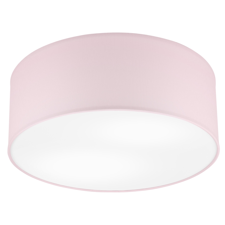 Taklampa SIRJA PASTEL DOUBLE 2xE27/15W/230V diameter 35 cm rosa
