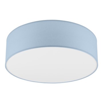 Taklampa SIRJA PASTEL DOUBLE 4xE27/15W/230V diameter 45 cm blå