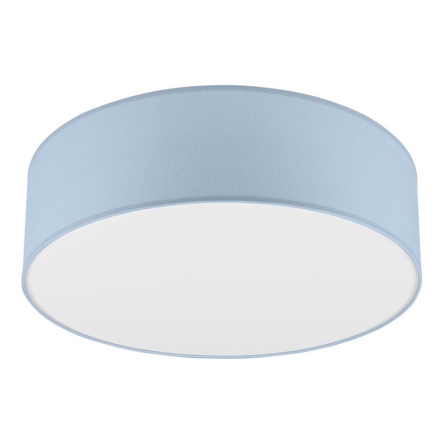 Taklampa SIRJA PASTEL DOUBLE 4xE27/15W/230V diameter 45 cm blå