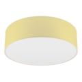 Taklampa SIRJA PASTEL DOUBLE 4xE27/15W/230V diameter 45 cm gul