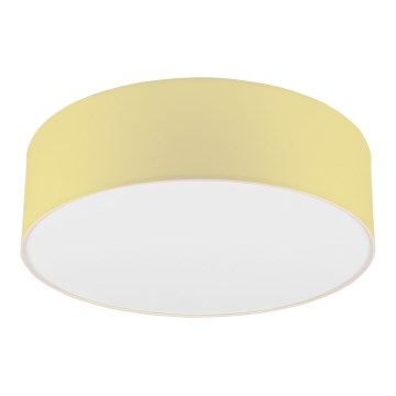 Taklampa SIRJA PASTEL DOUBLE 4xE27/15W/230V diameter 45 cm gul