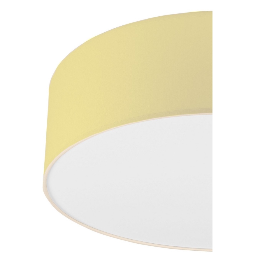 Taklampa SIRJA PASTEL DOUBLE 4xE27/15W/230V diameter 45 cm gul