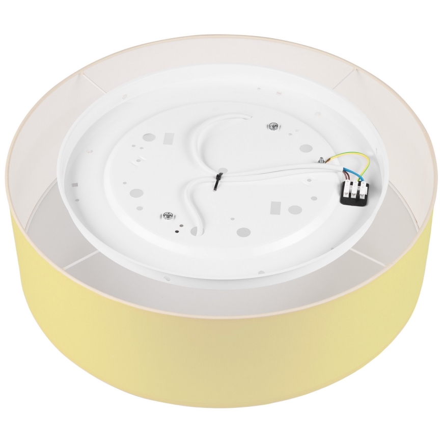 Taklampa SIRJA PASTEL DOUBLE 4xE27/15W/230V diameter 45 cm gul