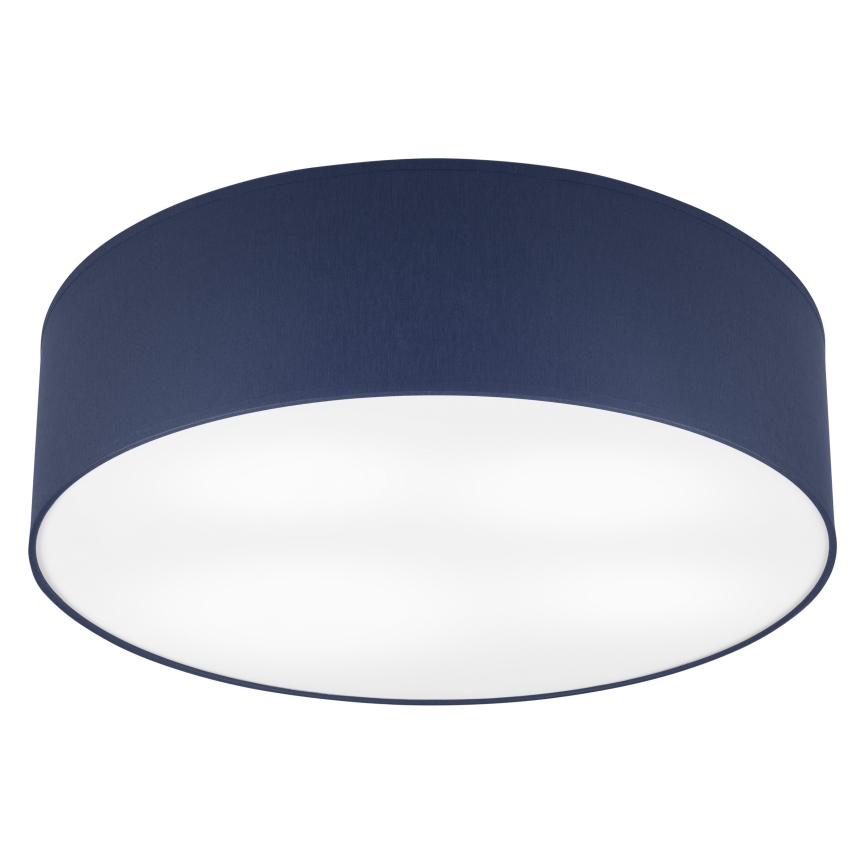 Taklampa SIRJA PASTEL DOUBLE 4xE27/15W/230V diameter 45 cm mörkblå