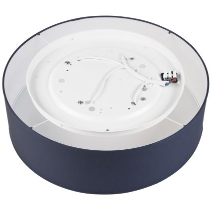 Taklampa SIRJA PASTEL DOUBLE 4xE27/15W/230V diameter 45 cm mörkblå