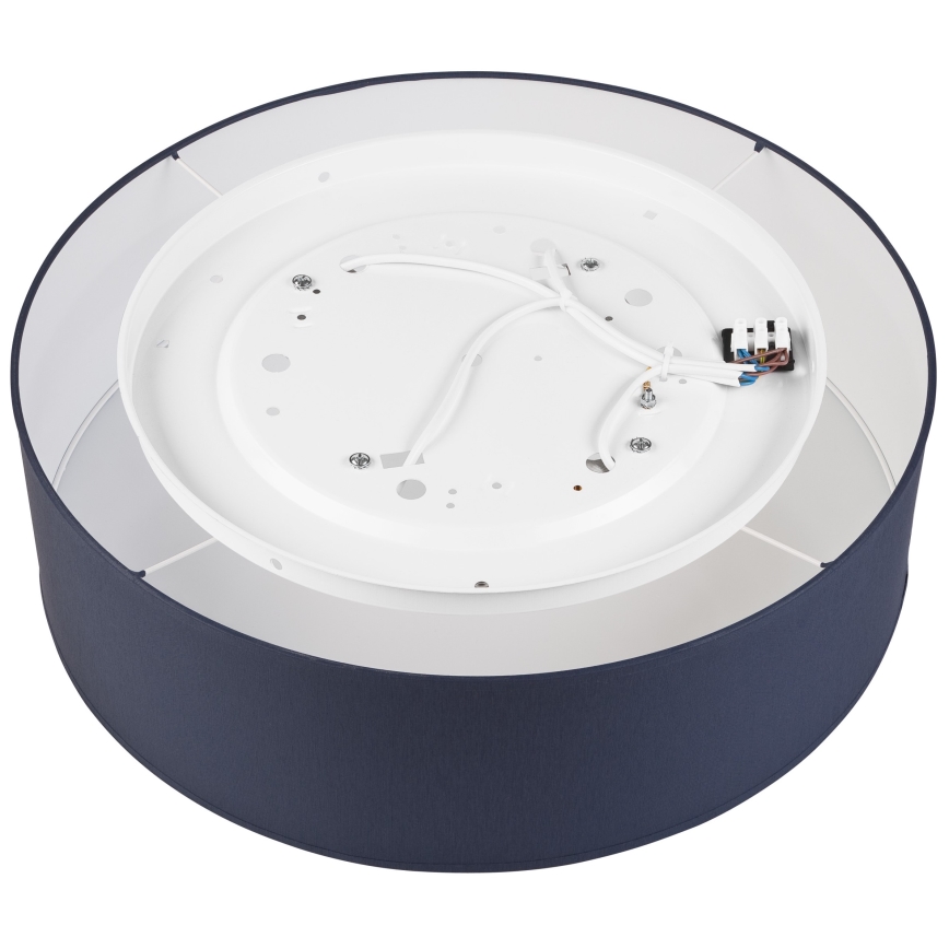 Taklampa SIRJA PASTEL DOUBLE 4xE27/15W/230V diameter 45 cm mörkblå