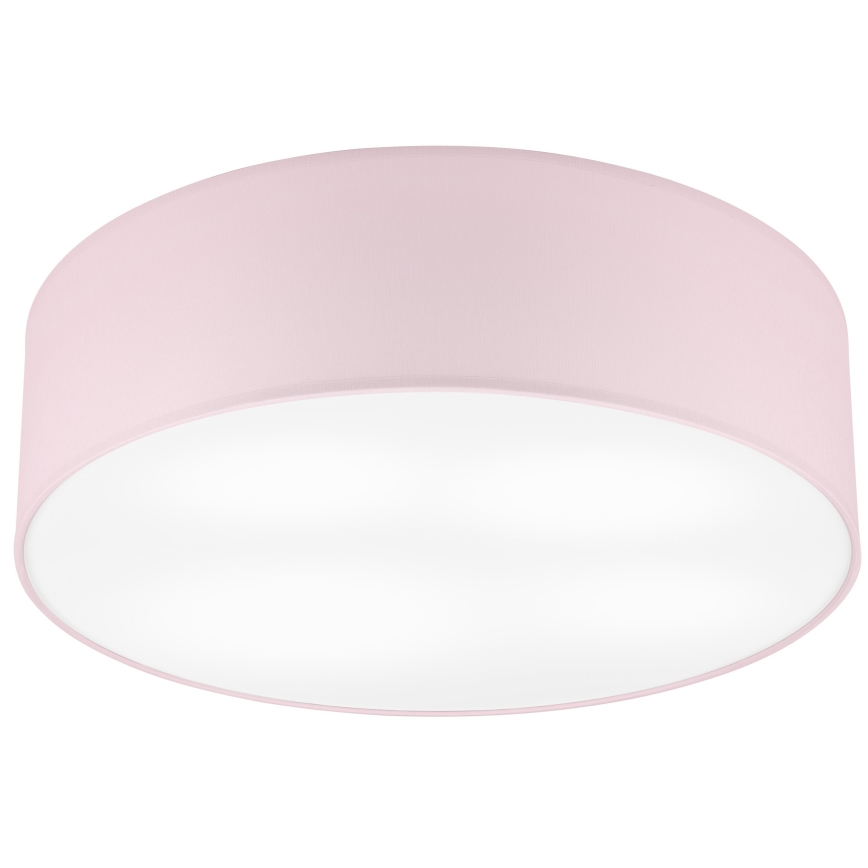 Taklampa SIRJA PASTEL DOUBLE 4xE27/15W/230V diameter 45 cm rosa