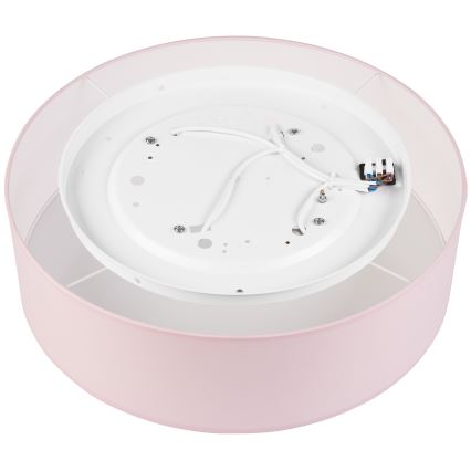 Taklampa SIRJA PASTEL DOUBLE 4xE27/15W/230V diameter 45 cm rosa
