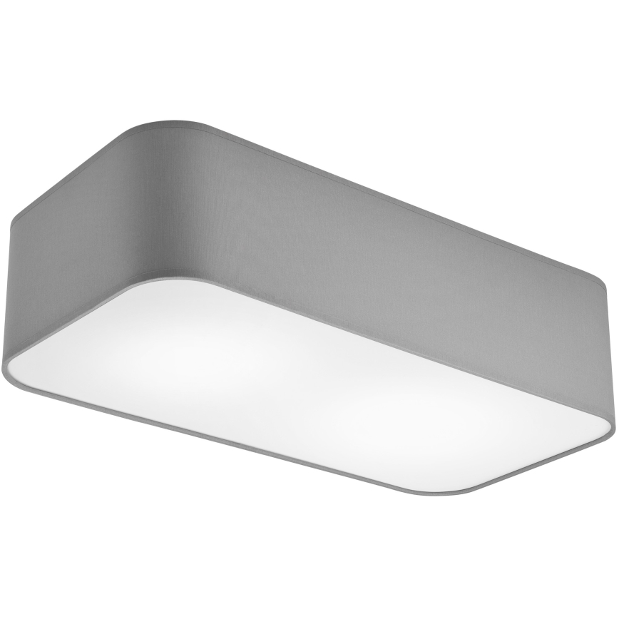 Taklampa SIRJA SQUARE 2xE27/15W/230V grå