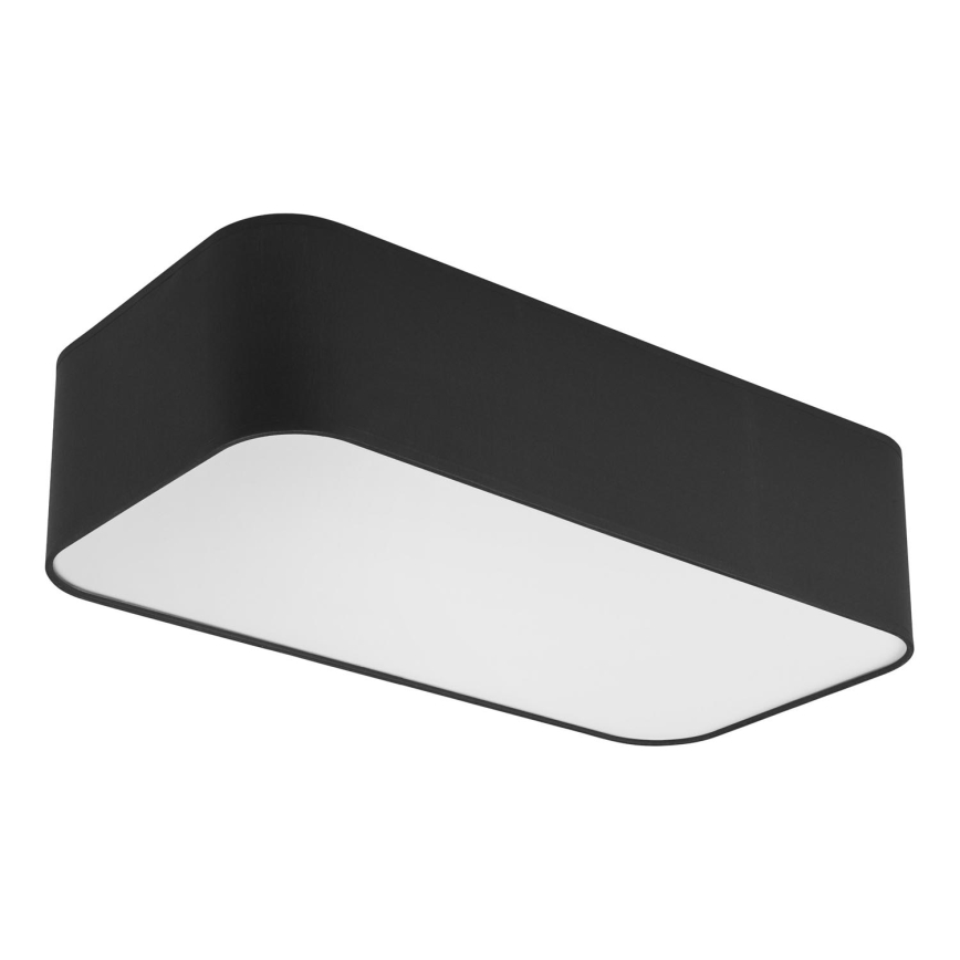Taklampa SIRJA SQUARE 2xE27/15W/230V svart