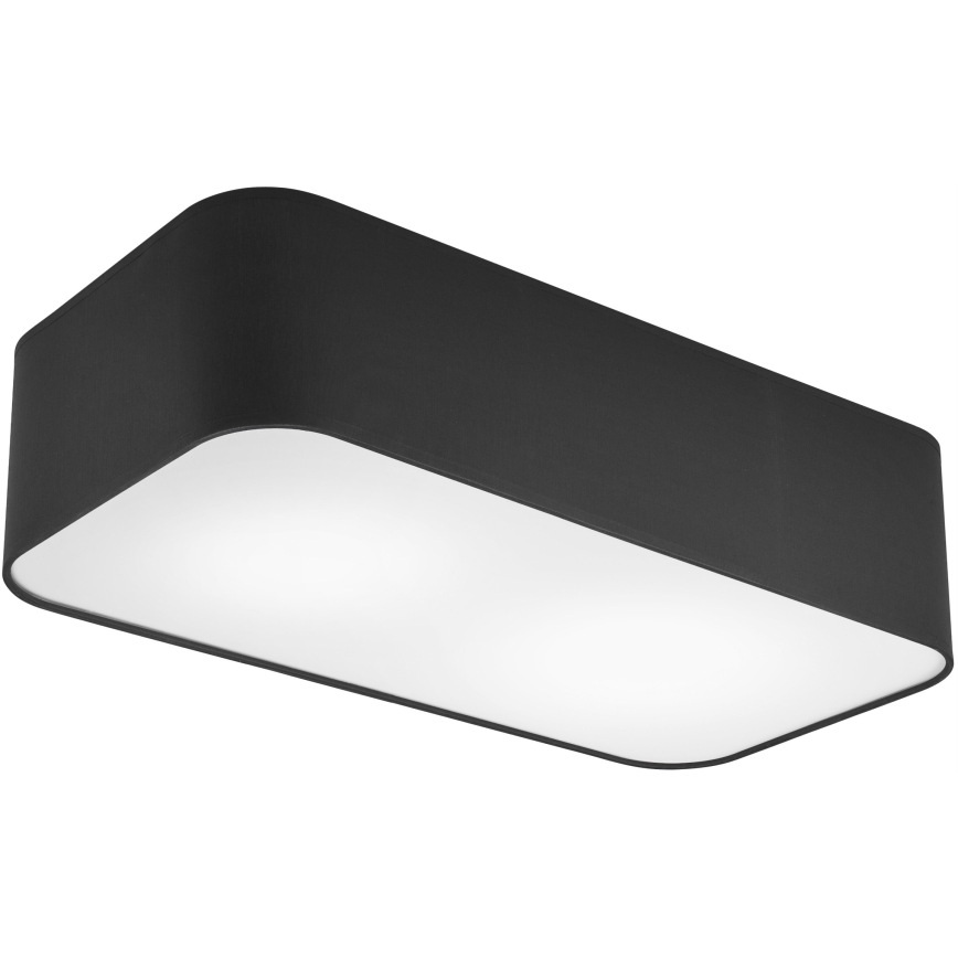 Taklampa SIRJA SQUARE 2xE27/15W/230V svart