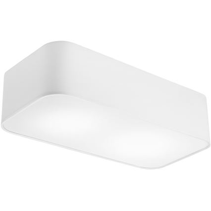 Taklampa SIRJA SQUARE 2xE27/15W/230V vit