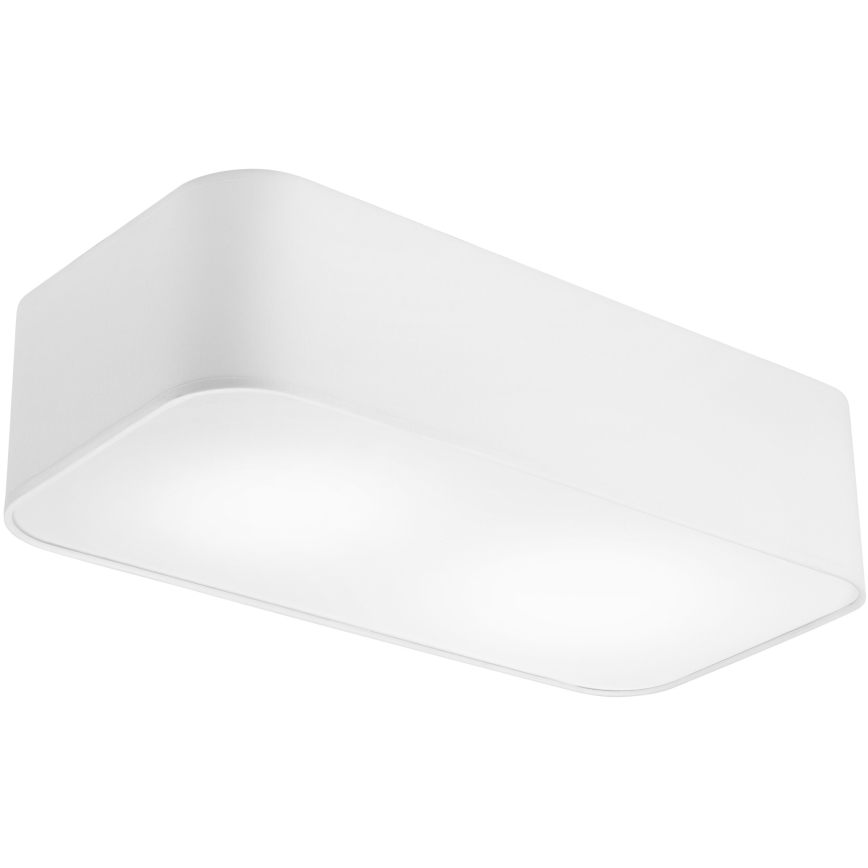 Taklampa SIRJA SQUARE 2xE27/15W/230V vit