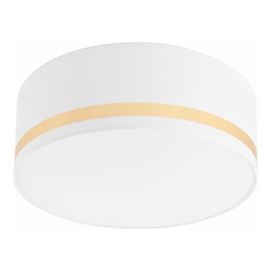 Taklampa SIRJA STRIPE 2xE27/15W/230V diameter 35 cm vit