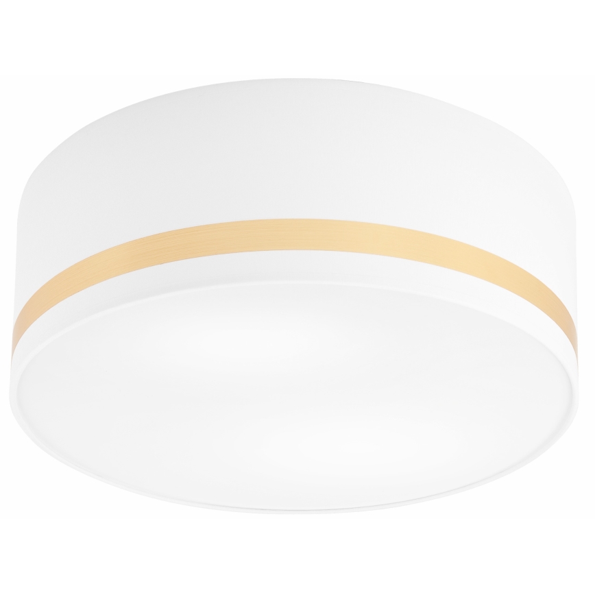 Taklampa SIRJA STRIPE 2xE27/15W/230V diameter 35 cm vit