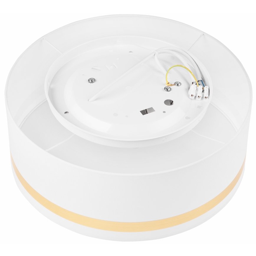 Taklampa SIRJA STRIPE 2xE27/15W/230V diameter 35 cm vit