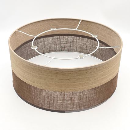 Taklampa SIRJA WOOD 1xE27/15W/230V diameter 35 cm brun/ek