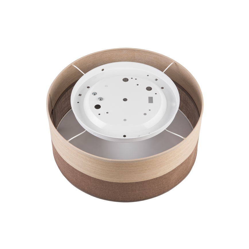 Taklampa SIRJA WOOD 1xE27/15W/230V diameter 35 cm brun/ek