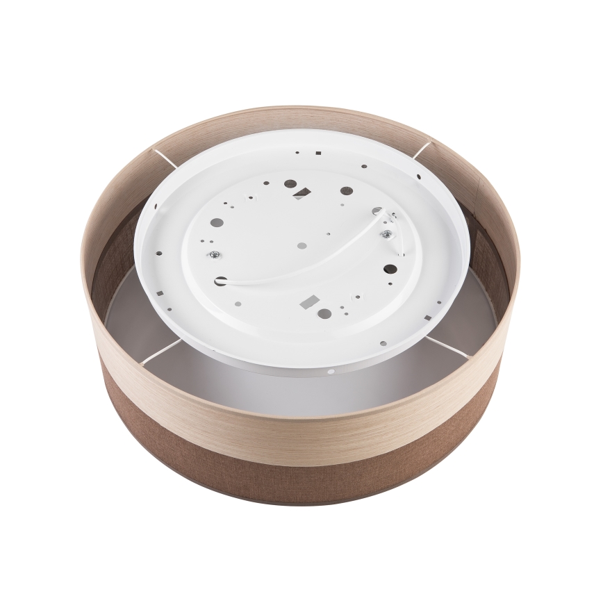 Taklampa SIRJA WOOD 2xE27/15W/230V diameter 45 cm brun/ek