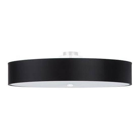 Taklampa SKALA 6xE27/60W/230V diameter  80 cm svart