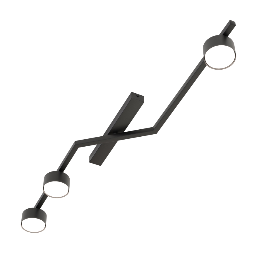 Taklampa SKAN 3xGX53/12W/230V svart