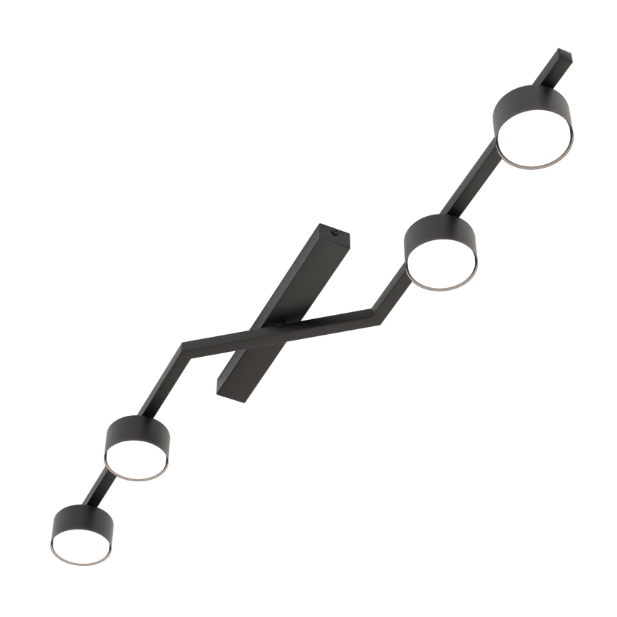 Taklampa SKAN 4xGX53/12W/230V svart