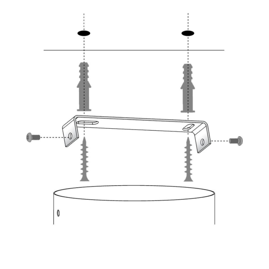 Taklampa på kabel SPACE 2xE27/60W/230V svart/koppar