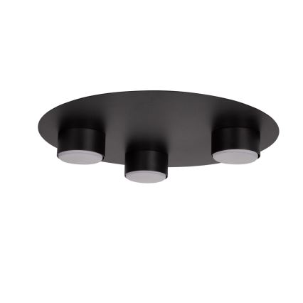 Taklampa STAR 3xGX53/12W/230V svart