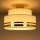 Taklampa TAMI 1xE27/60W/230V diameter 40 cm beige/guld