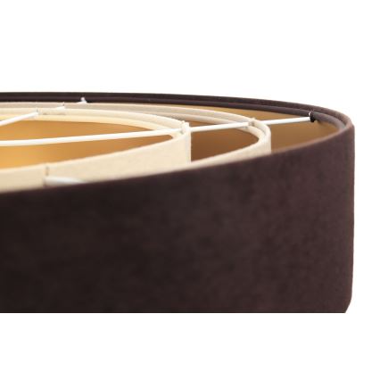 Taklampa på kabel TRINITI 1xE27/60W/230V brun/beige/guld