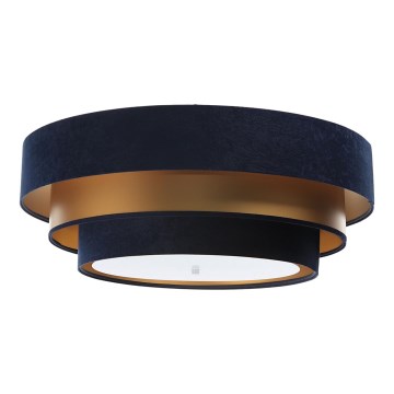 Taklampa TRINITI 2xE27/60W/230V blå/guld