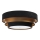 Taklampa TRINITI 2xE27/60W/230V svart/guld