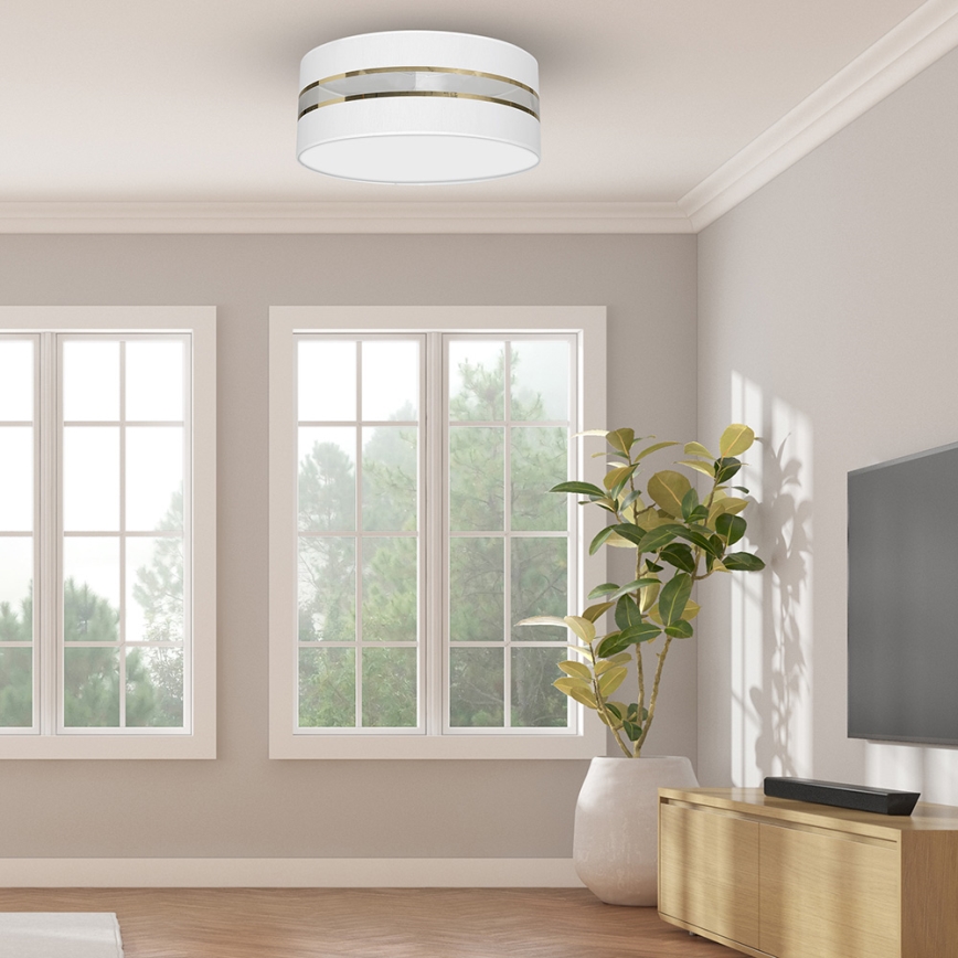 Taklampa  ULTIMO 2xE27/60W/230V vit 