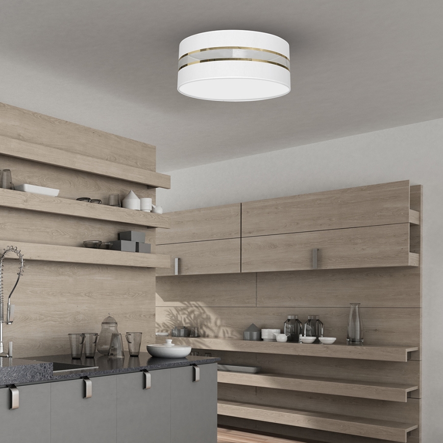 Taklampa  ULTIMO 2xE27/60W/230V vit 