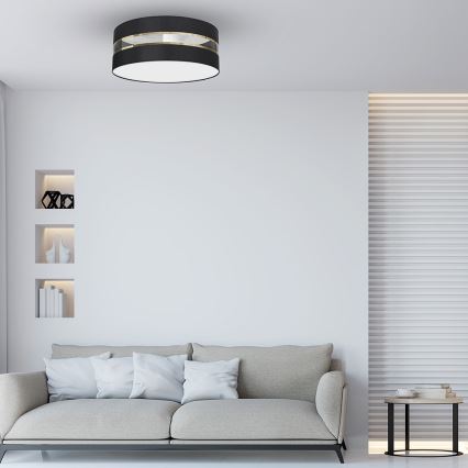 Taklampa  ULTIMO 3xE27/60W/230V svart