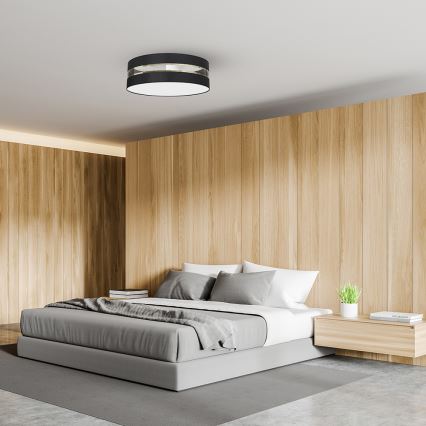 Taklampa  ULTIMO 3xE27/60W/230V svart