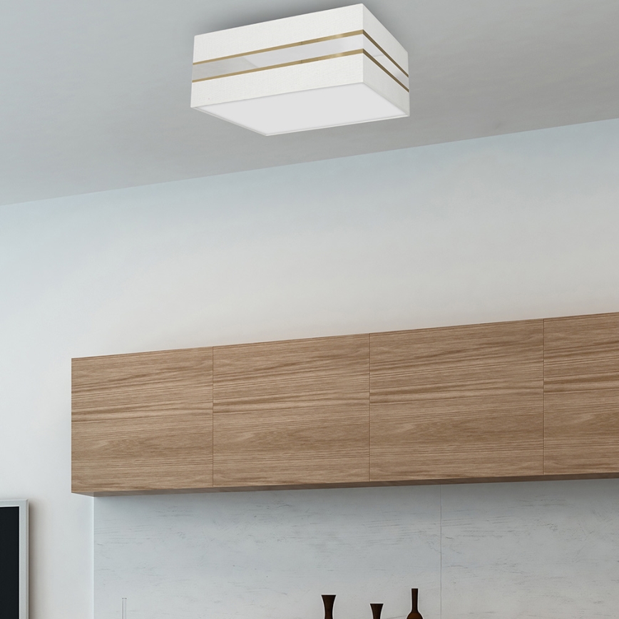 Taklampa  ULTIMO 3xE27/60W/230V vit 