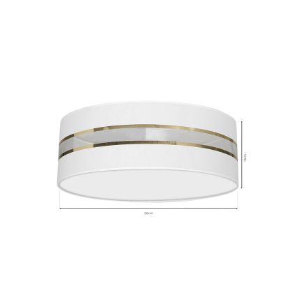 Taklampa  ULTIMO 3xE27/60W/230V vit