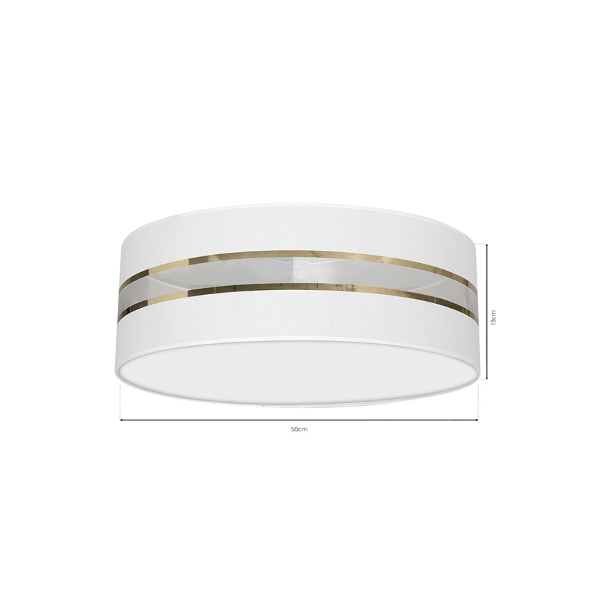 Taklampa  ULTIMO 3xE27/60W/230V vit