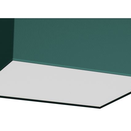 Taklampa  VERDE 3xE27/60W/230V 50x50 cm grön