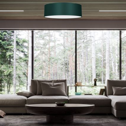 Taklampa  VERDE 3xE27/60W/230V d. 60 cm grön