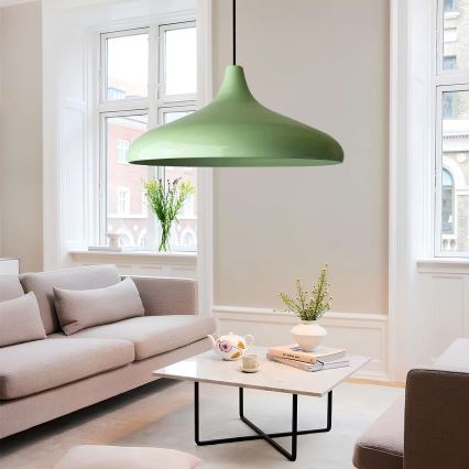 Taklampa VULCANO 1xE27/40W/230V grön