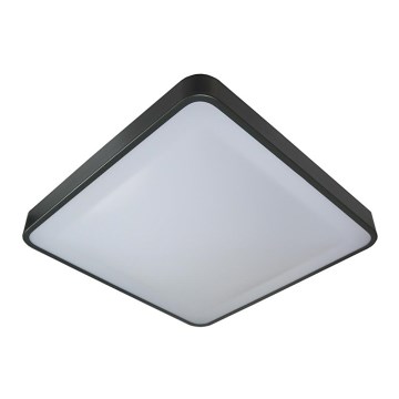 Taklampa WILTON 2xE27/60W/230V 37,5x37,5 cm svart