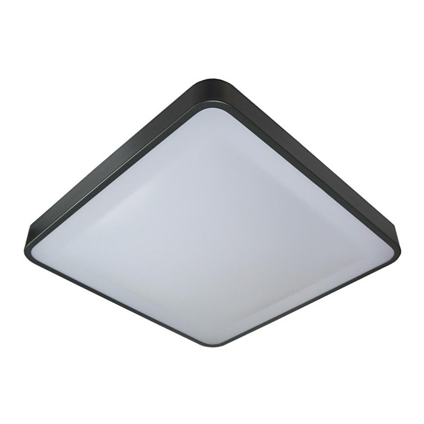 Taklampa WILTON 2xE27/60W/230V 37,5x37,5 cm svart