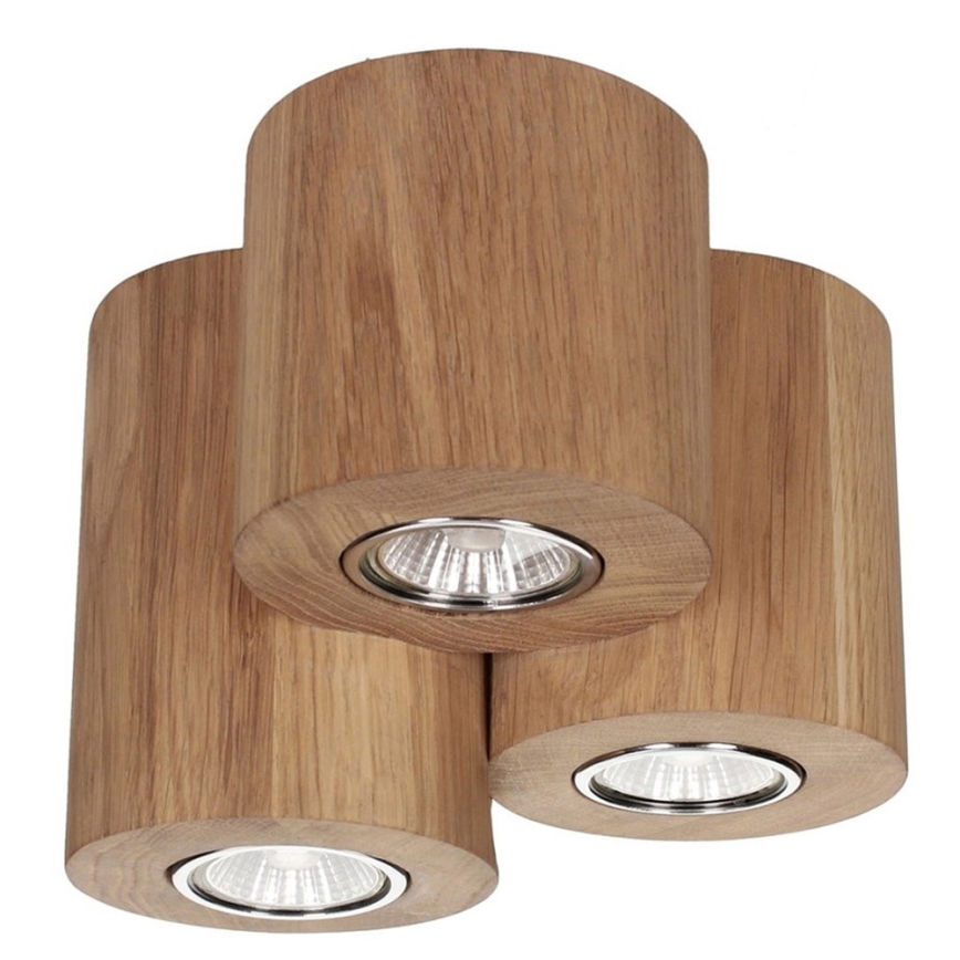 Taklampa WOODDREAM 3xGU10/6W/230V ek